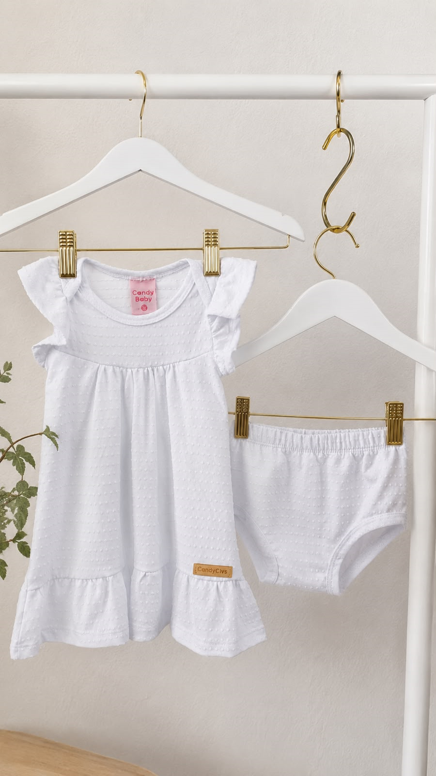 CONJUNTO FEMININO VESTIDO + CALCINHA